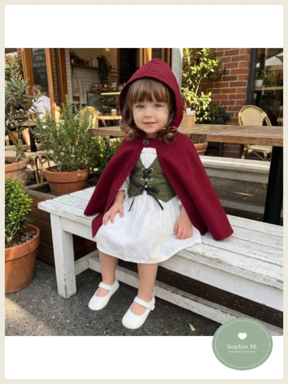 Toddler Girl Medieval Halloween Costume 4 Pc Set Ring Bearer Outfit